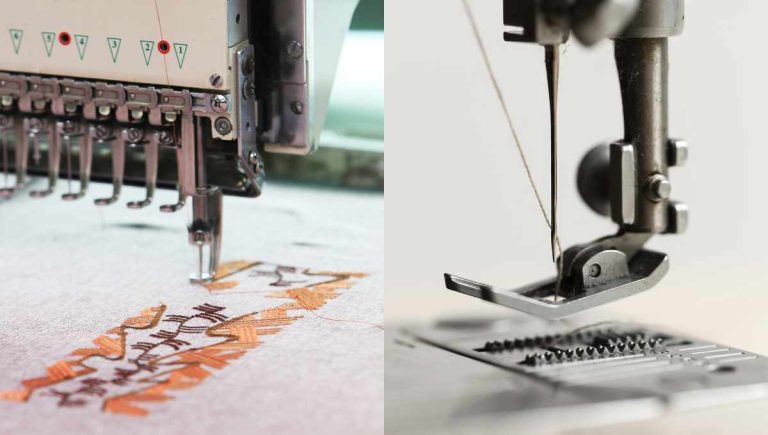 Sewing Machine vs Embroidery Machine